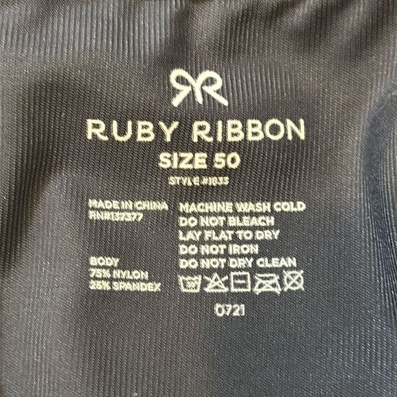 Bundle Ruby ribbon dark blue 1833 lace cami and beige demiette 3029 size 50 - Picture 8 of 16